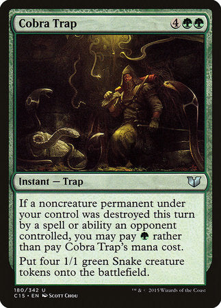 Cobra Trap [Commander 2015] | Dumpster Cat Games