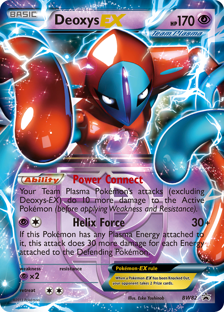 Deoxys EX (BW82) [Black & White: Black Star Promos] | Dumpster Cat Games