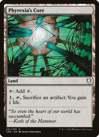 Phyrexia's Core [Commander Anthology Volume II] | Dumpster Cat Games