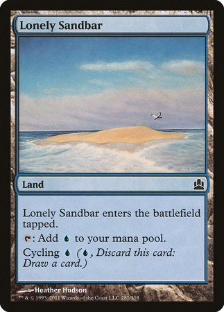 Lonely Sandbar [Commander 2011] | Dumpster Cat Games