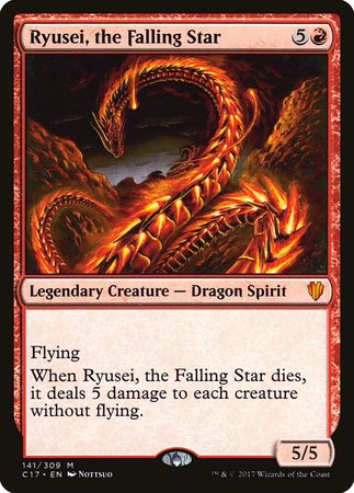 Ryusei, the Falling Star [Commander 2017] | Dumpster Cat Games