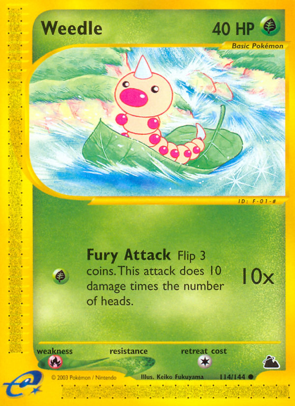 Weedle (114/144) [Skyridge] | Dumpster Cat Games