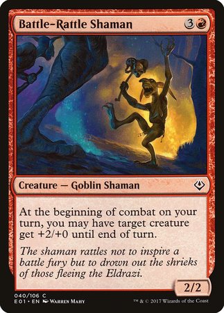 Battle-Rattle Shaman [Archenemy: Nicol Bolas] | Dumpster Cat Games