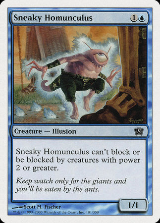 Sneaky Homunculus [Eighth Edition] | Dumpster Cat Games
