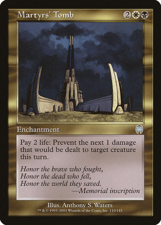 Martyrs' Tomb [Apocalypse] | Dumpster Cat Games