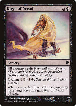 Dirge of Dread [Commander 2013] | Dumpster Cat Games