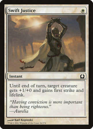 Swift Justice [Return to Ravnica] | Dumpster Cat Games
