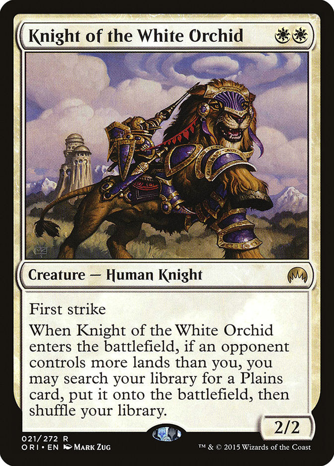 Knight of the White Orchid [Magic Origins] | Dumpster Cat Games