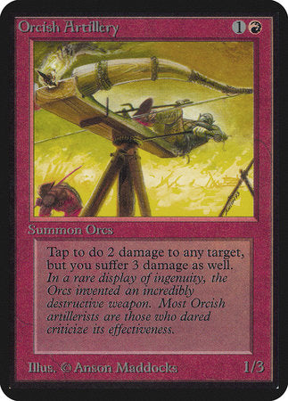 Orcish Artillery [Limited Edition Alpha] | Dumpster Cat Games