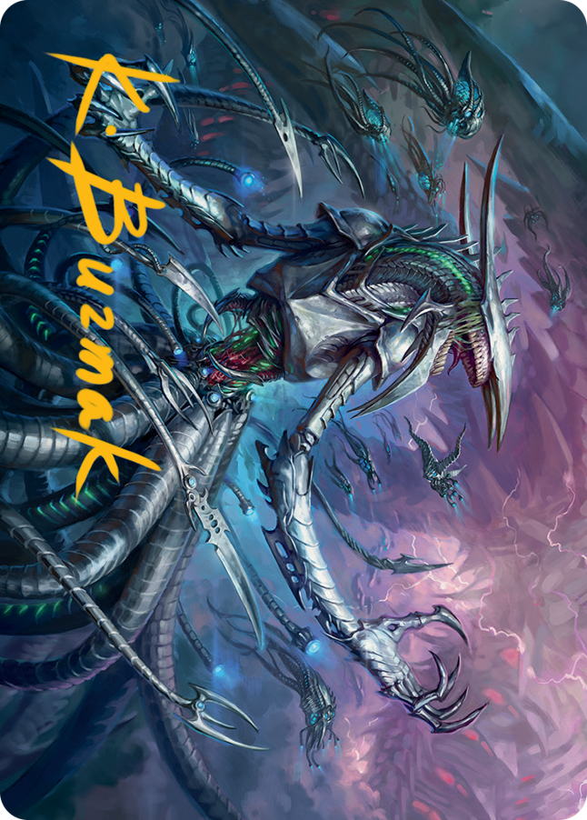 Jin-Gitaxias Art Card (Gold-Stamped Signature) [March of the Machine Art Series] | Dumpster Cat Games