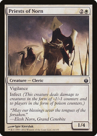 Priests of Norn [Mirrodin Besieged] | Dumpster Cat Games