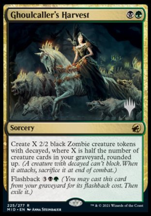 Ghoulcaller's Harvest (Promo Pack) [Innistrad: Midnight Hunt Promos] | Dumpster Cat Games