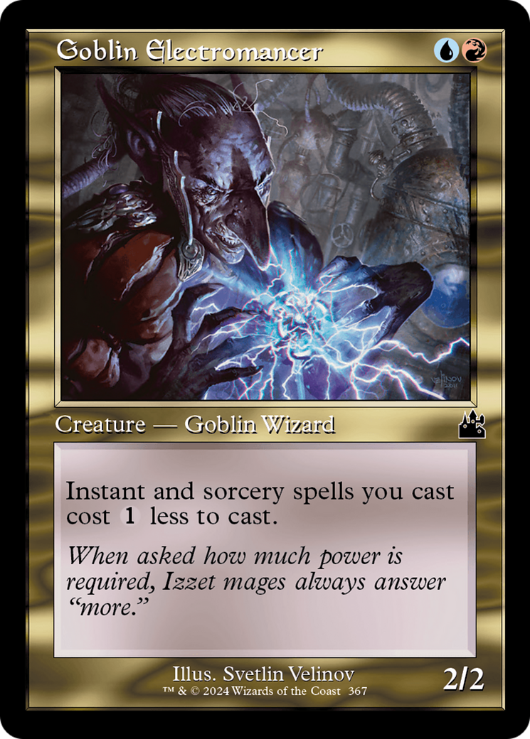 Goblin Electromancer (Retro Frame) [Ravnica Remastered] | Dumpster Cat Games