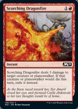 Scorching Dragonfire [Core Set 2021] | Dumpster Cat Games