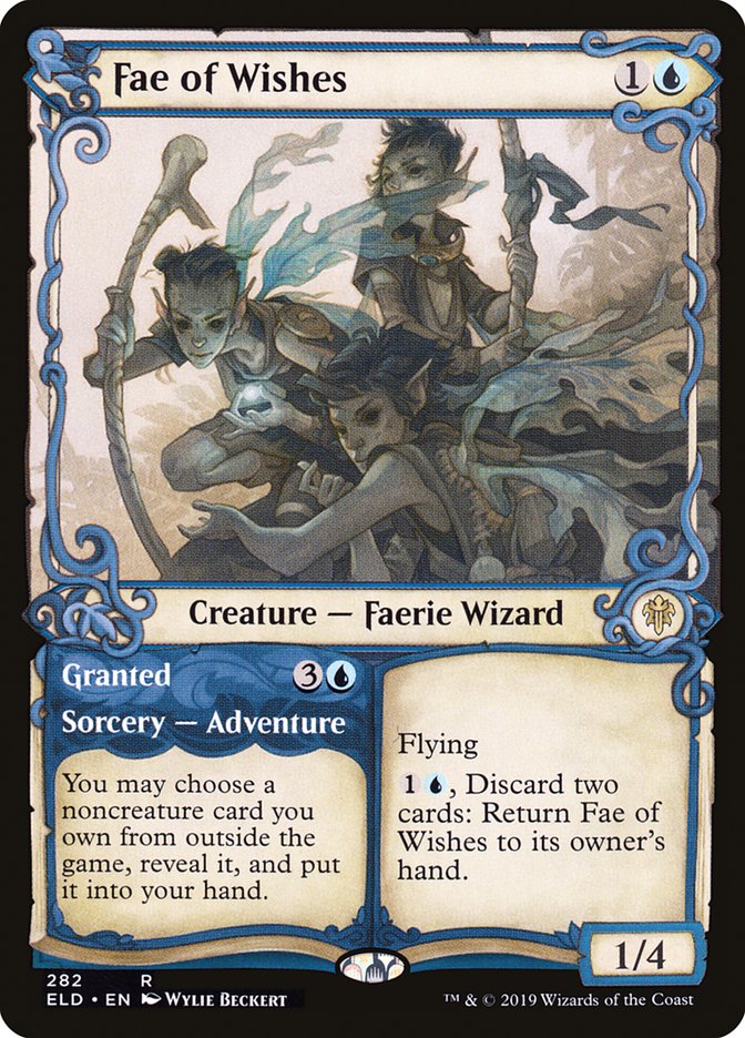 Fae of Wishes // Granted (Showcase) [Throne of Eldraine] | Dumpster Cat Games