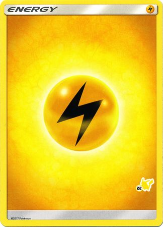 Lightning Energy (Pikachu Stamp #22) [Battle Academy 2020] | Dumpster Cat Games
