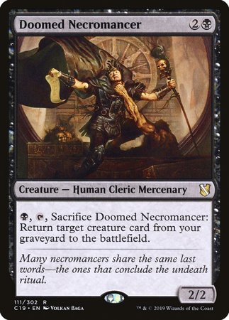 Doomed Necromancer [Commander 2019] | Dumpster Cat Games