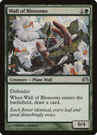 Wall of Blossoms [Planechase 2012] | Dumpster Cat Games