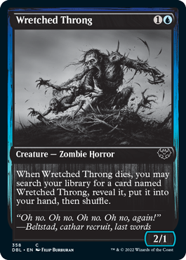 Wretched Throng [Innistrad: Double Feature] | Dumpster Cat Games