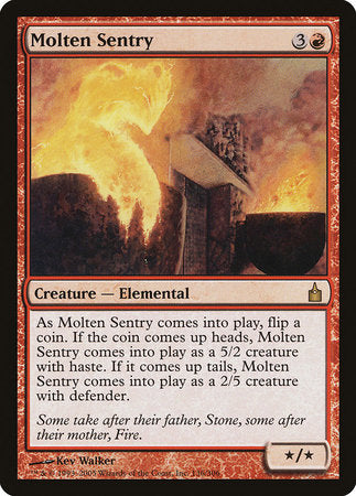 Molten Sentry [Ravnica: City of Guilds] | Dumpster Cat Games