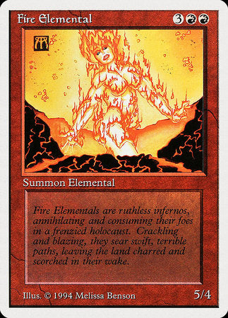 Fire Elemental [Summer Magic / Edgar] | Dumpster Cat Games