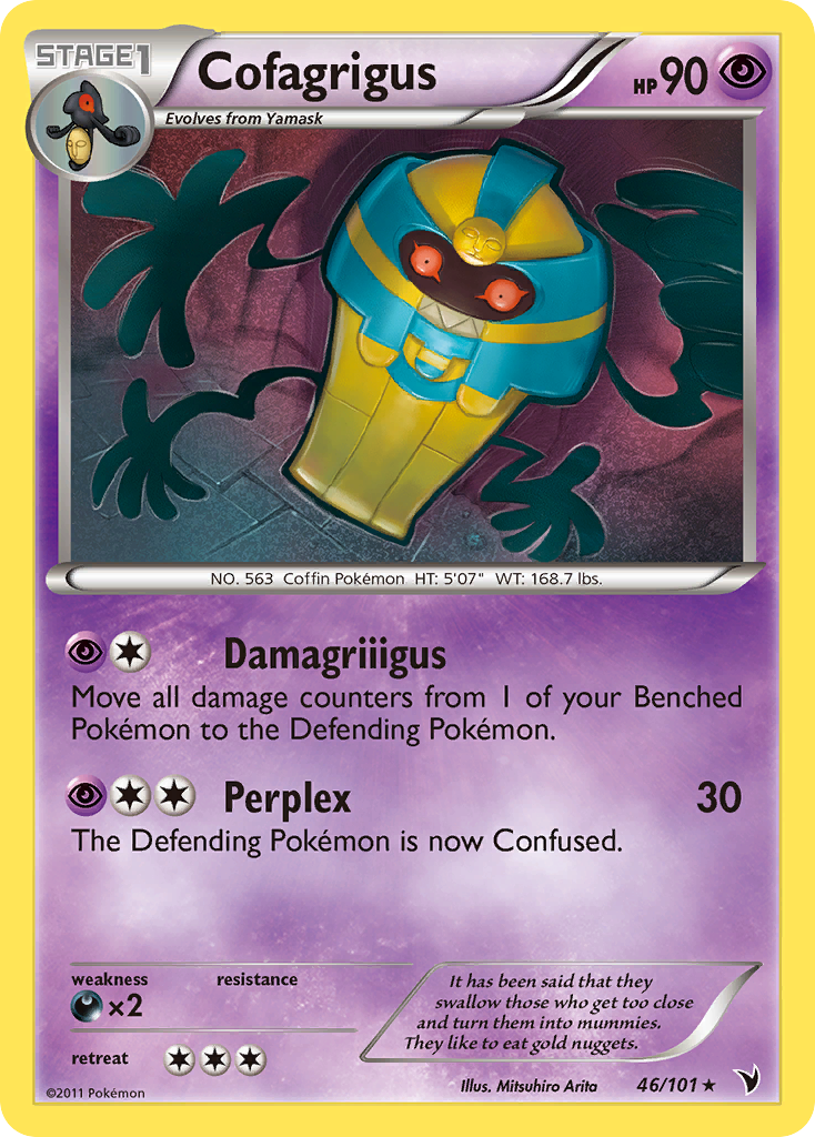 Cofagrigus (46/101) [Black & White: Noble Victories] | Dumpster Cat Games