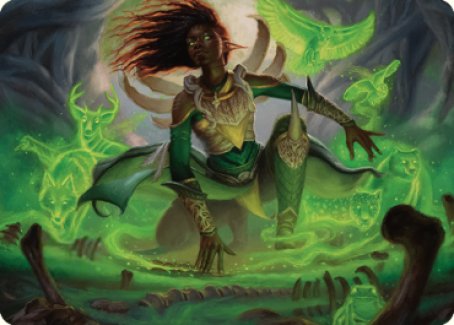 Fauna Shaman Art Card [The Brothers' War Art Series] | Dumpster Cat Games