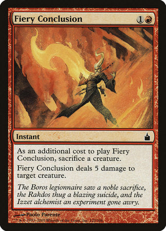 Fiery Conclusion [Ravnica: City of Guilds] | Dumpster Cat Games