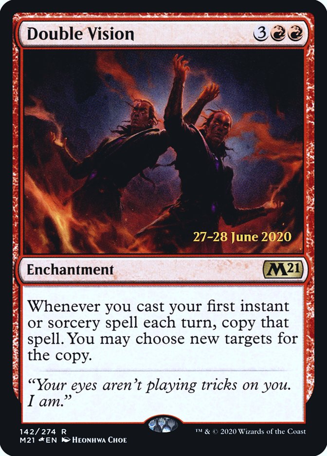 Double Vision  [Core Set 2021 Prerelease Promos] | Dumpster Cat Games