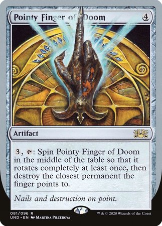 Pointy Finger of Doom [Unsanctioned] | Dumpster Cat Games