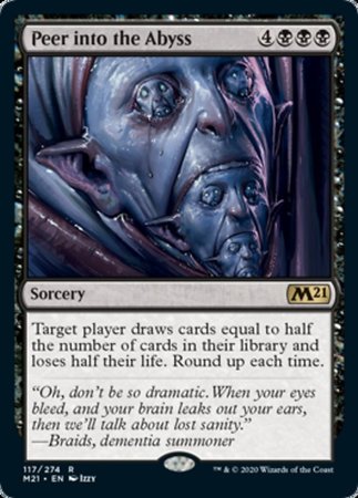 Peer Into the Abyss [Core Set 2021] | Dumpster Cat Games