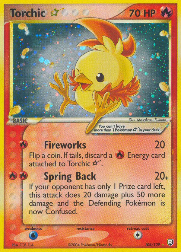 Torchic Star (108/109) [EX: Team Rocket Returns] | Dumpster Cat Games