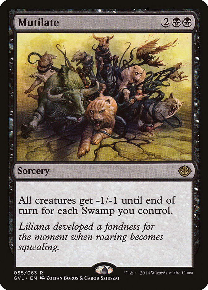 Mutilate (Garruk vs. Liliana) [Duel Decks Anthology] | Dumpster Cat Games