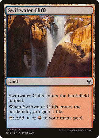 Swiftwater Cliffs [Commander 2016] | Dumpster Cat Games