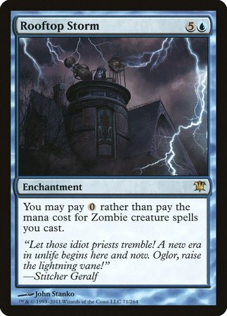 Rooftop Storm [Innistrad] | Dumpster Cat Games