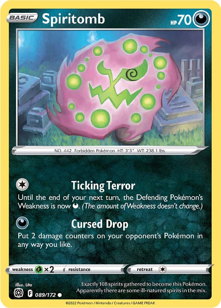 Spiritomb (089/172) [Sword & Shield: Brilliant Stars] | Dumpster Cat Games