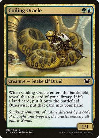 Coiling Oracle [Commander 2015] | Dumpster Cat Games