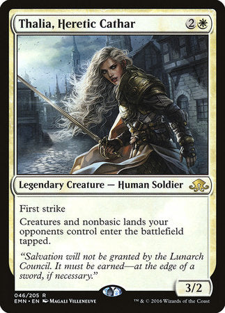 Thalia, Heretic Cathar [Eldritch Moon] | Dumpster Cat Games