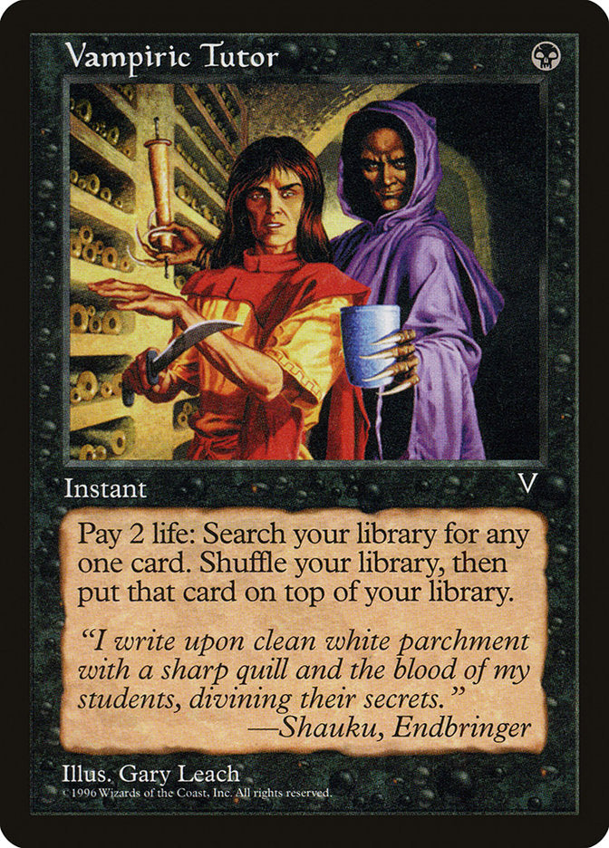 Vampiric Tutor [Visions] | Dumpster Cat Games