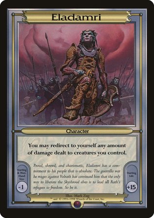 Eladamri (Oversize) [Vanguard Series] | Dumpster Cat Games