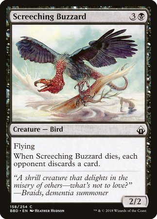 Screeching Buzzard [Battlebond] | Dumpster Cat Games