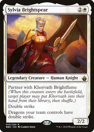 Sylvia Brightspear [Battlebond] | Dumpster Cat Games