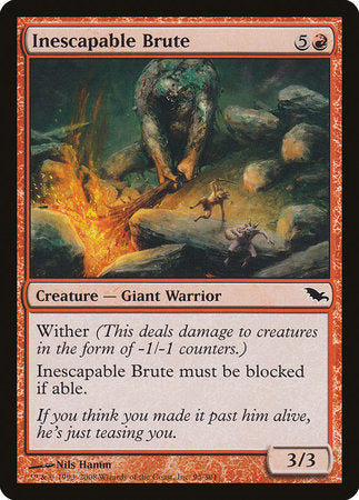 Inescapable Brute [Shadowmoor] | Dumpster Cat Games