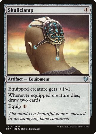 Skullclamp [Commander 2017] | Dumpster Cat Games