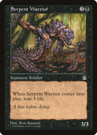 Serpent Warrior [Stronghold] | Dumpster Cat Games