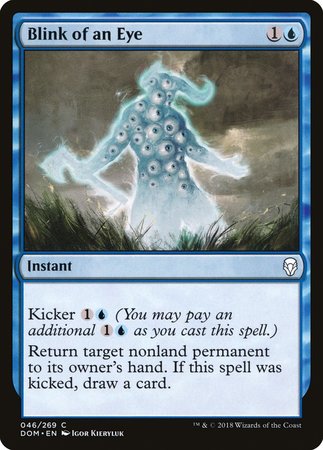 Blink of an Eye [Dominaria] | Dumpster Cat Games