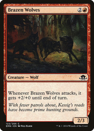Brazen Wolves [Eldritch Moon] | Dumpster Cat Games