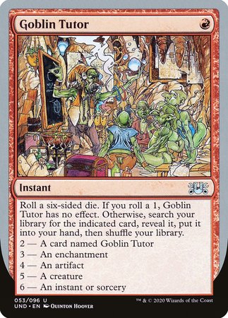 Goblin Tutor [Unsanctioned] | Dumpster Cat Games
