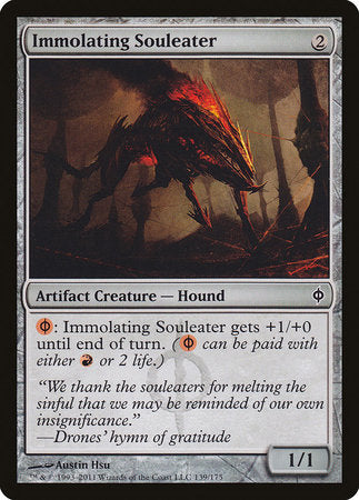 Immolating Souleater [New Phyrexia] | Dumpster Cat Games