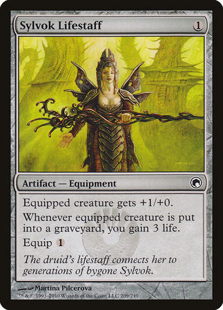 Sylvok Lifestaff [Scars of Mirrodin] | Dumpster Cat Games